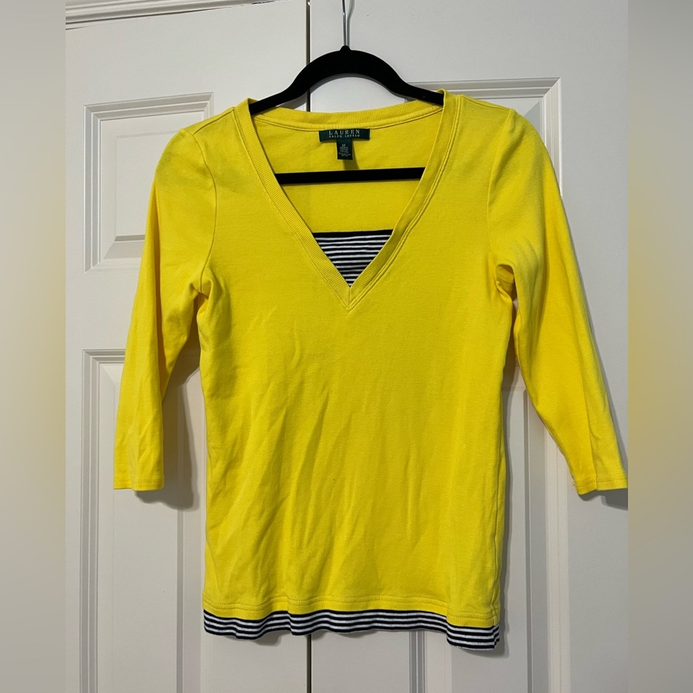 Ralph Lauren 3/4 sleeve T shirt